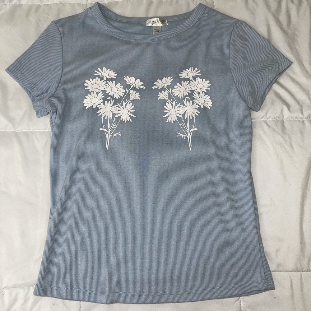 Flower design shirt